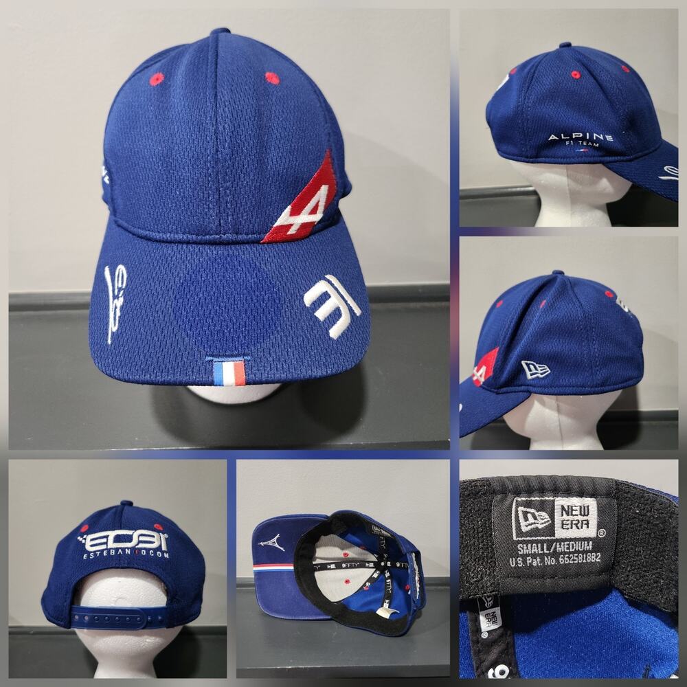 Alpine 31 Esteban Ocon 14 F1 Racing Team New Era 9Fifty Snapback Men S/M Hat Cap